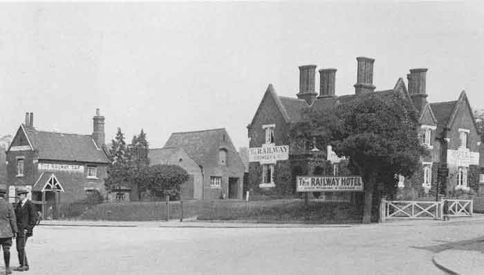 Railway Hotel on right